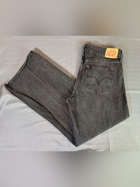 Levi’s Superlow Loose W32 Black Y2K Low Rise Wide Leg Jeans